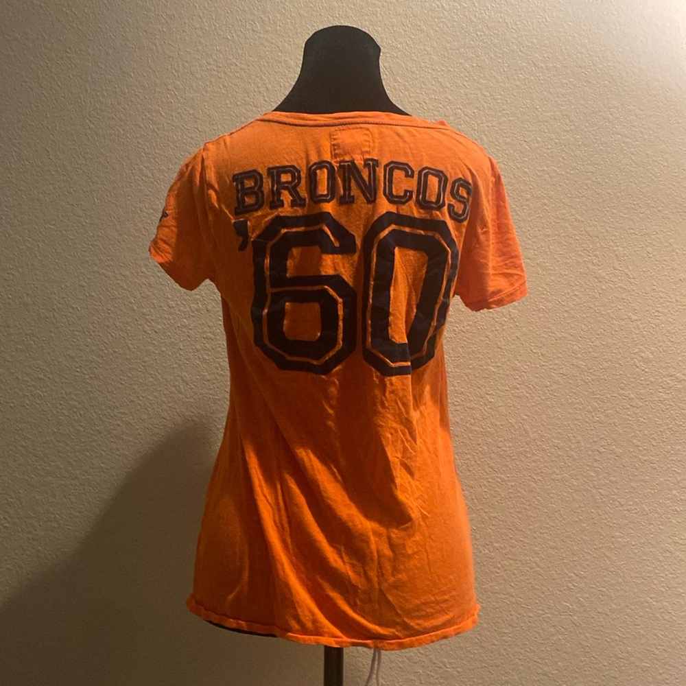 Denver Broncos, Victoria’s Secret pink brand T-shirt, size medium